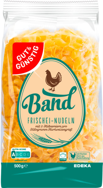 GUT&GÜNSTIG Frischei-Nudeln Band 500g