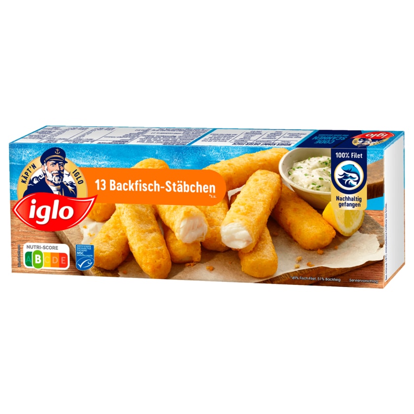 MSC Iglo Backfischstäbchen 364g