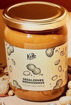 Koro Gesalzenes Erdnussmus 500g
