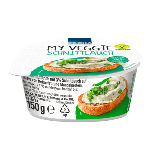 EDEKA My Veggie Veganer Brotaufstrich Schnittlauch 150g