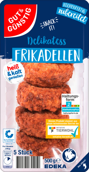 GUT&GÜNSTIG Frikadellen 5x100g QS ITW