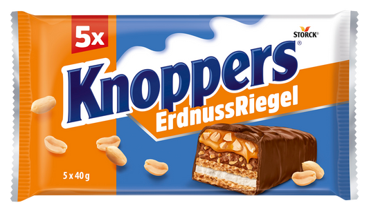 Knoppers Riegel Erdnuss 5ST 200g