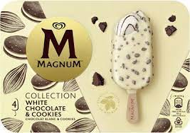 Langnese Magnum White Choco Cookie 4x90ml