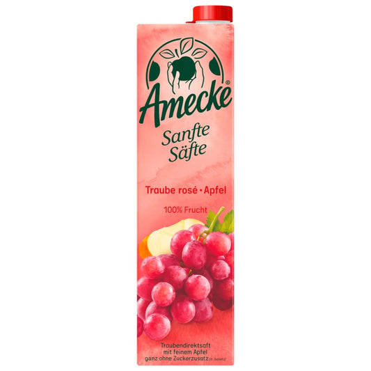 Amecke Sanfte Säfte Traube rose 1l