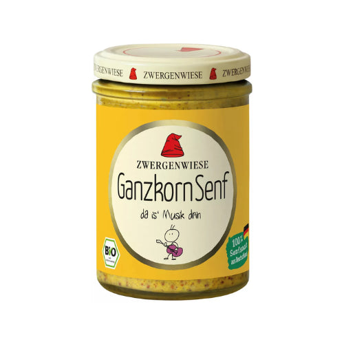 Bio Zwergenwiese Ganzkorn Senf 160ml