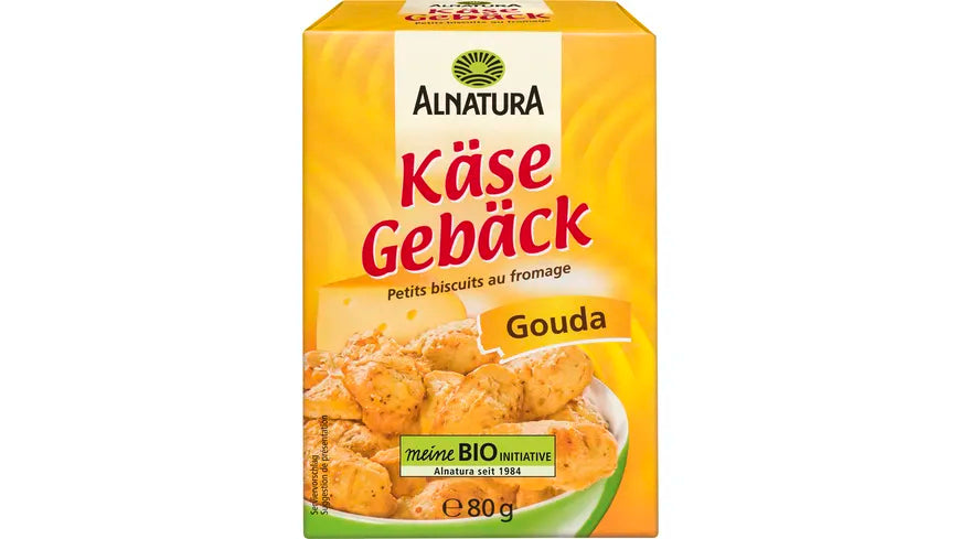 Bio Alnatura Käsegebäck Gouda 80g