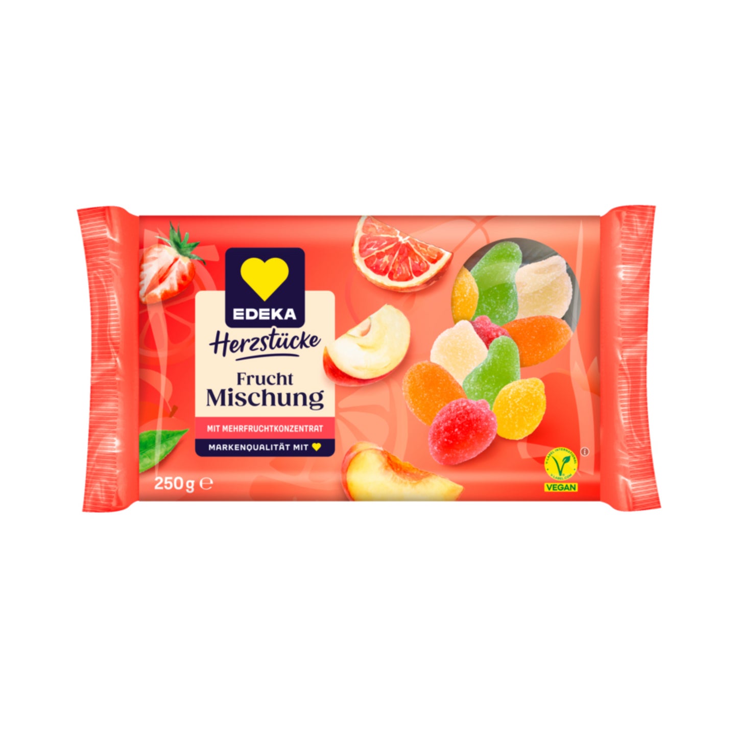 EDEKA Herzstücke Gelee-Fruchtmischung gezuckert 250g