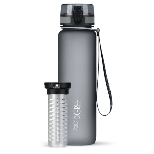 720Dgree Trinkflasche stone gray 1l