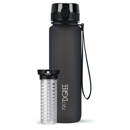720Dgree Trinkflasche onyx black 1l