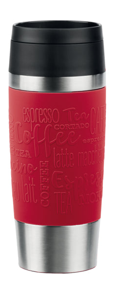 Emsa Isolierbecher Travel Mug Classic dunkelrot 0,36l