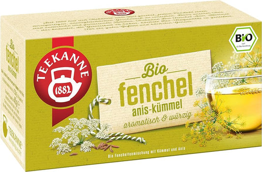 Bio Teekanne Fenchel Anis-Kümmel 18ST 45g