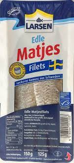 Larsen Edle Matjesfilets ohne Haut 150g