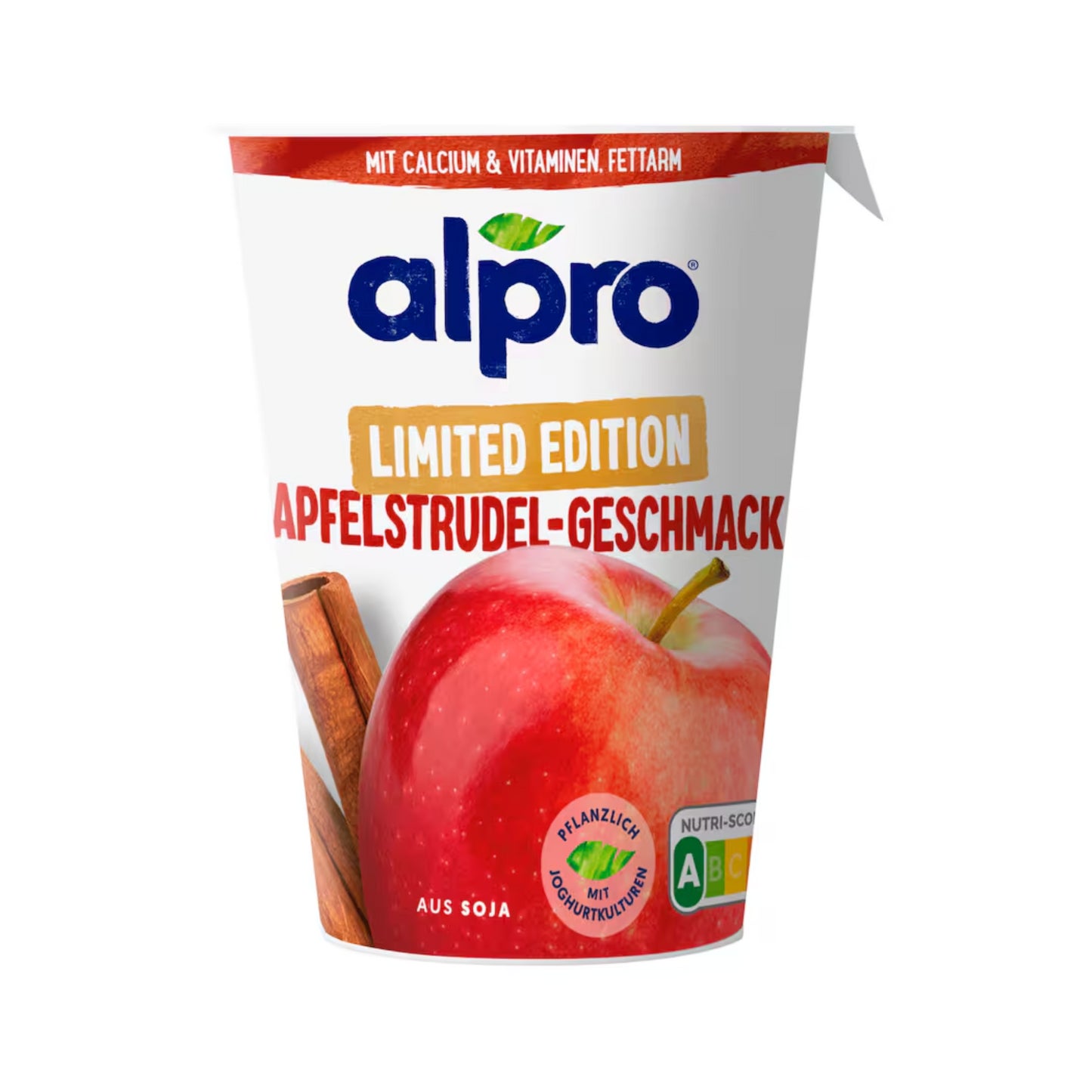 Alpro Joghurtalternative Soja Apfelstrudel 400g