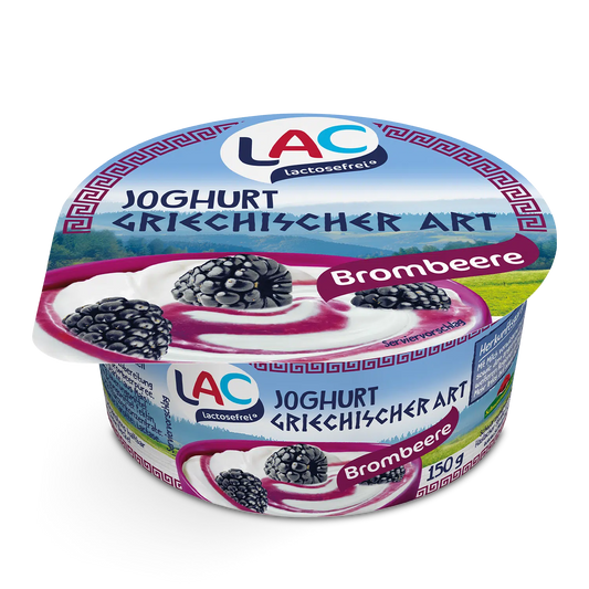 Schwarzwaldmilch LAC Joghurt griechischer Art Brombeere 9% 150g