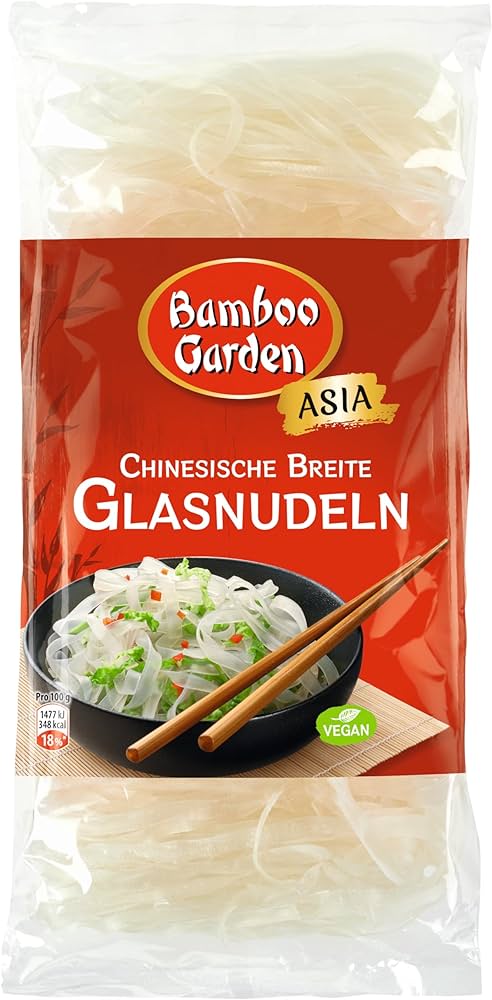 Bamboo Garden chinesische breite Glasnudeln 250g