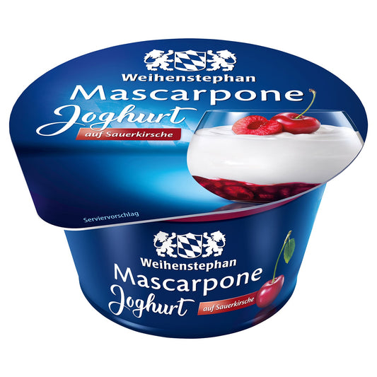 Weihenstephan Mascarpone Joghurt auf Kirsche 150g