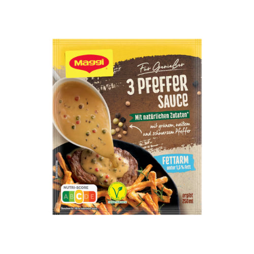 Maggi Für Genießer Sauce 3-Pfeffer fettarm für 250ml