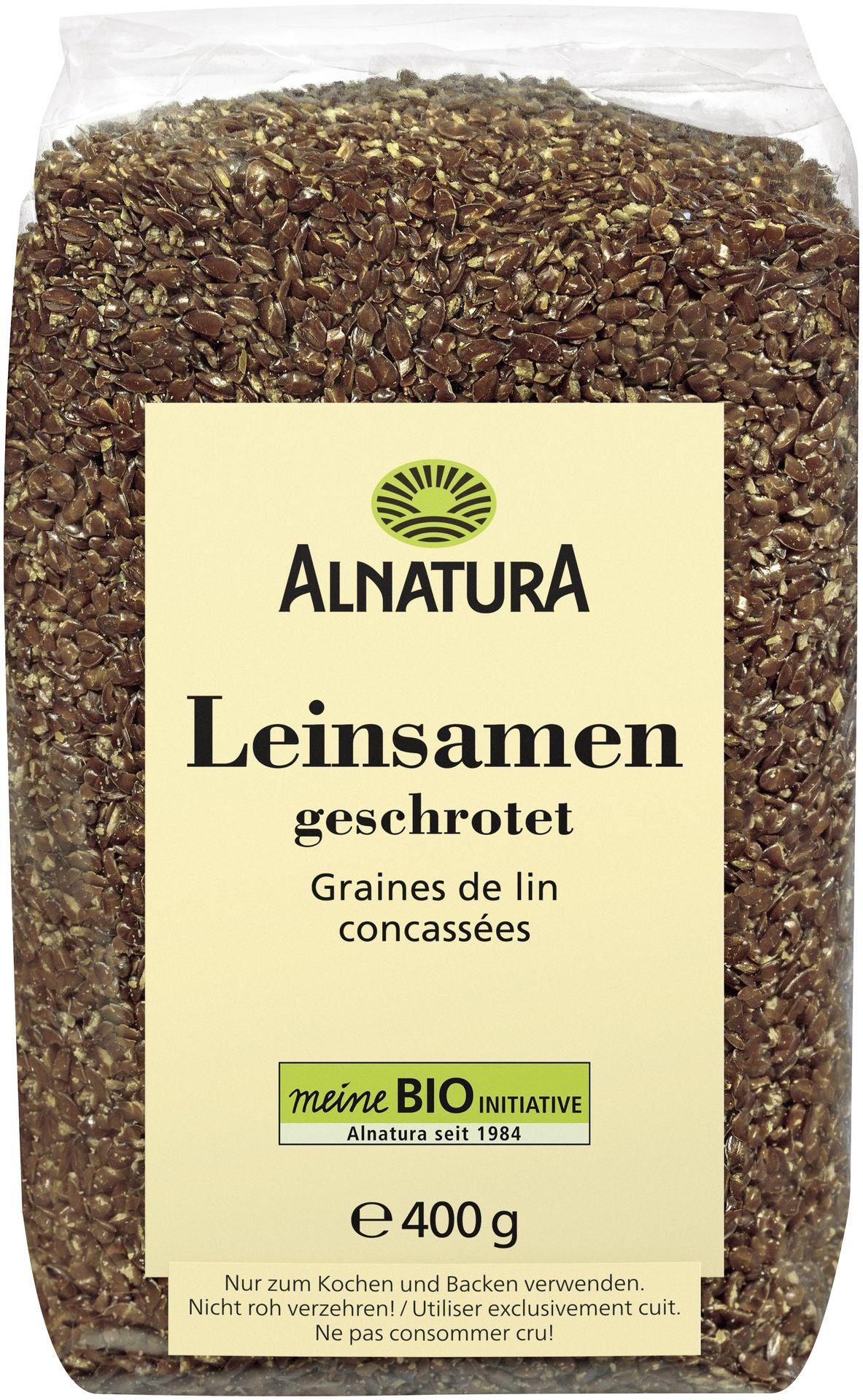 Bio Alnatura Leinsamen geschrotet 400g