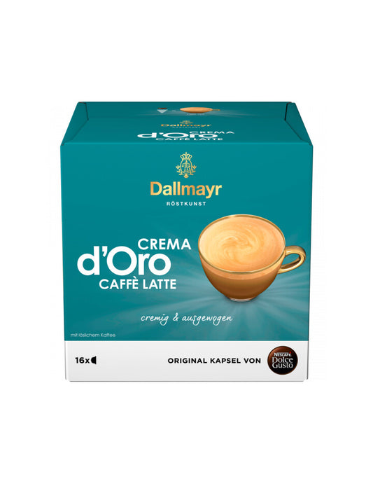 Nescafe Dolce Gusto Dallmayr Crema d Oro Caffe Latte 16ST 160g