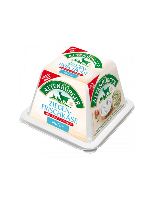 Der Grüne Altenburger Ziegen-Frischkäse Natur Pyramide Rahmstufe 150g
