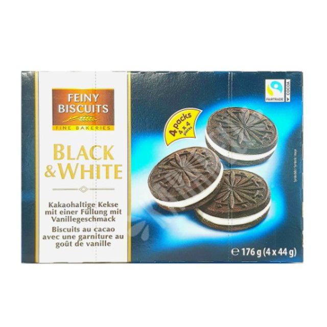 Feiny Biscuits Kekse Black&White 176g