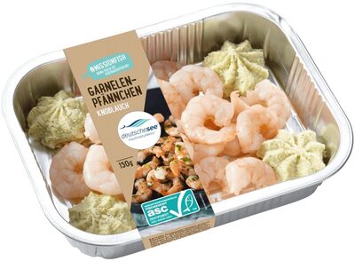 ASC Deutsche See Garnelen Pfänn.Knoblauch 150g