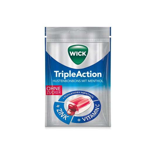 Wick Triple Action ohne Zucker 72g