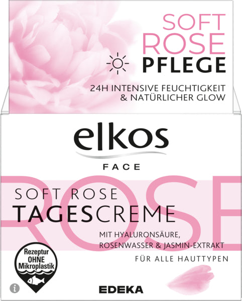 EDEKA elkos Gesichtscreme Rose 50ml