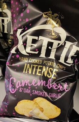 Kettle Chips Intense Camembert Garlic 100g