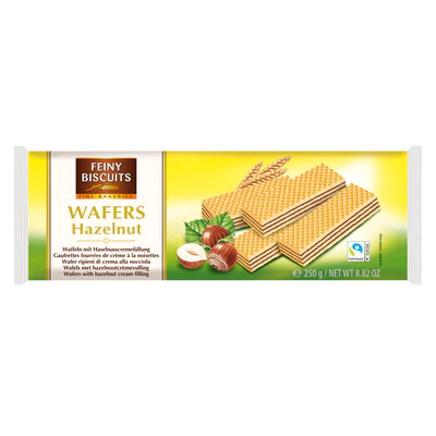 Feiny Biscuits Waffeln mit Haselnusscremefüllung 250g