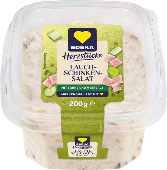 EDEKA Herzstücke Lauch-Schinken Salat 200g