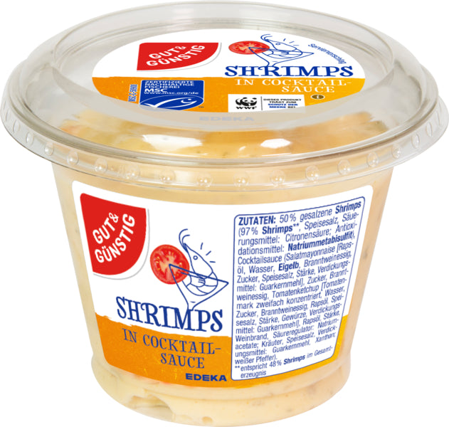 MSC GUT&GÜNSTIG Shrimps in Cocktailsauce 200g