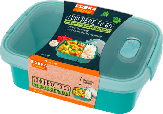 EDEKA zuhause Lunchbox to go Recycling 0,9l