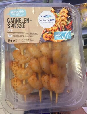 ASC Deutsche See Garnelenspiesse Chili 120g