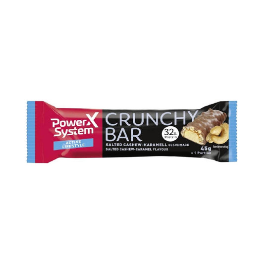 Power System Active Lifestyle Crunchy Bar Salted Cashew-Karamell 45g