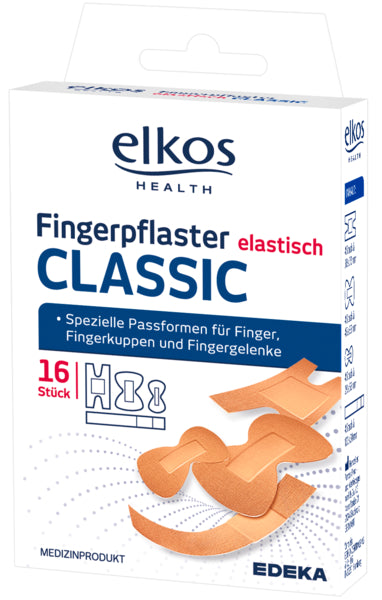 EDEKA elkos Fingerpflaster elastisch 16ST