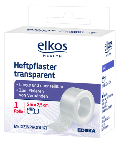 EDEKA elkos Heftpflaster Rolle 5mx2,5cm