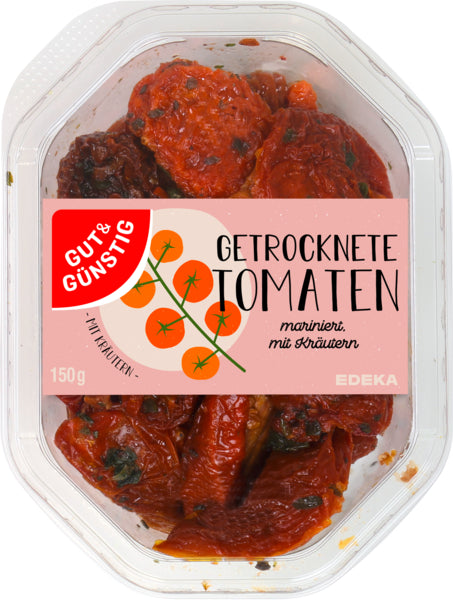 GUT&GÜNSTIG Getrocknete Tomaten mariniert mit Kräutern 150g