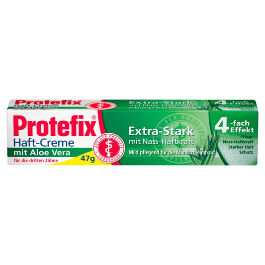 Protefix Haft-Creme Aloe Vera extra-stark mit Nass-Haftkraft 47g