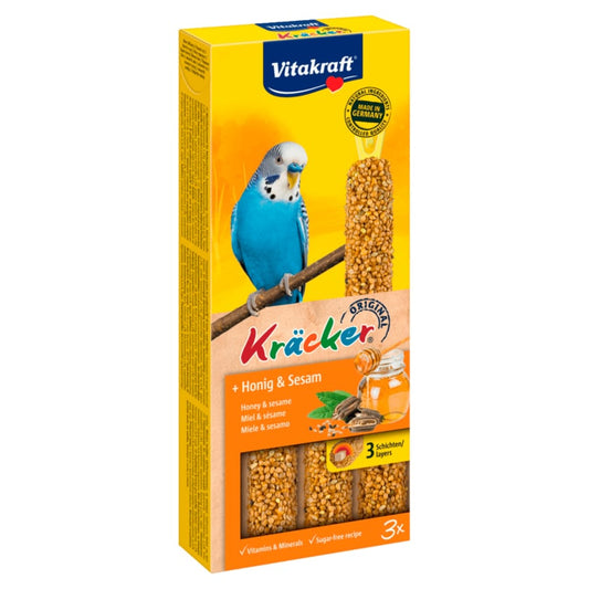 Vitakraft Kräcker Honig-Sesam für Sittiche 2x30g