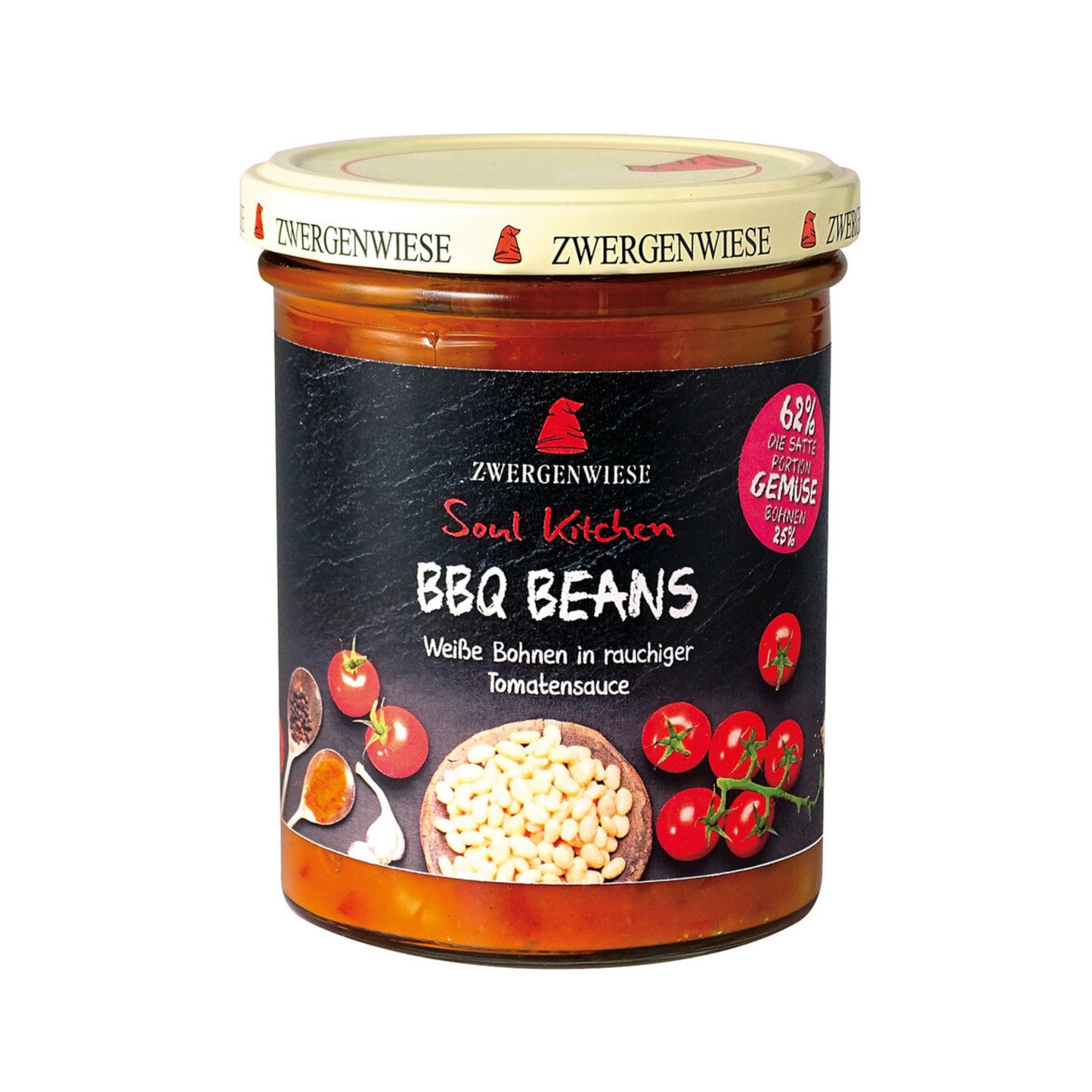 Bio Zwergenwiese Soul Kitchen BBQ Beans 370g