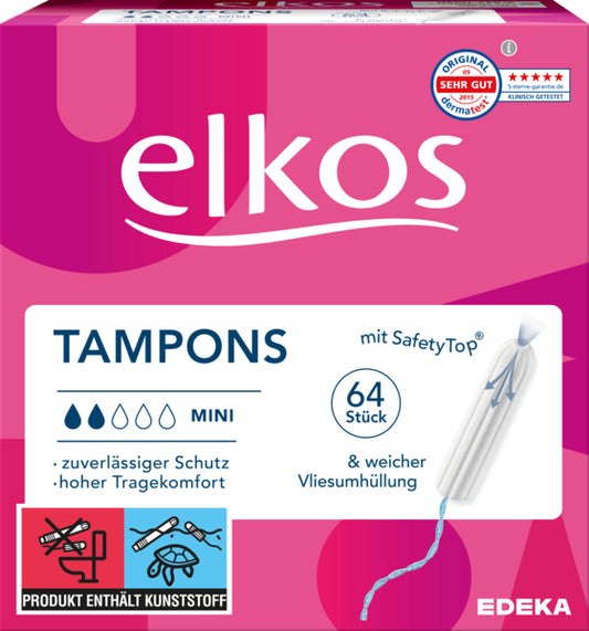 EDEKA elkos woman Tampon Mini 64ST