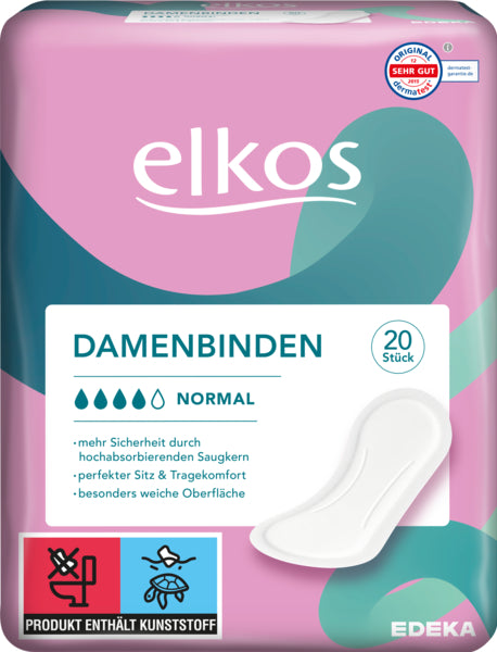 EDEKA elkos Damenbinden Normal 20ST