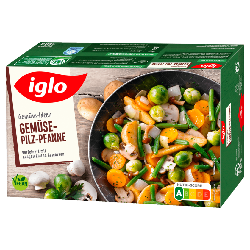 Iglo Gemüse Ideen Gemüse-Pilzpfanne 480g