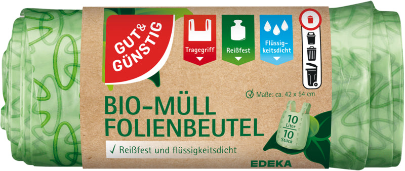 GUT&GÜNSTIG Bio-Müll Folienbeutel 10l 10ST