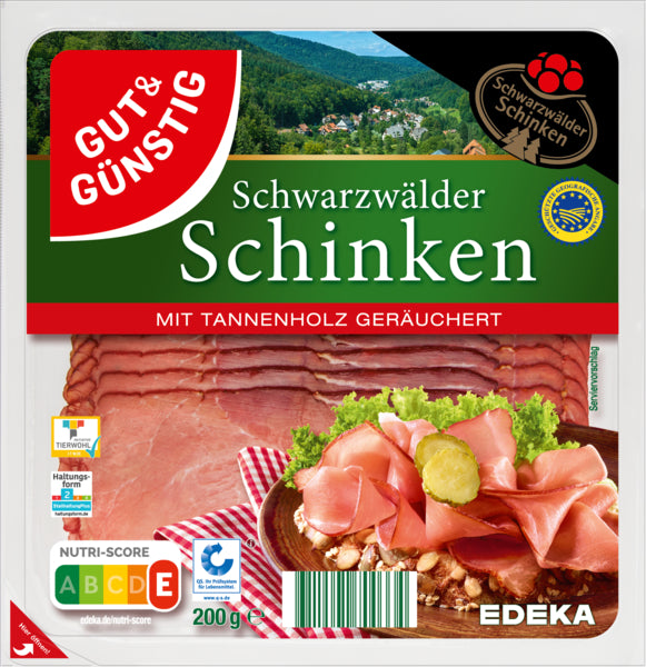 GUT&GÜNSTIG Schwarzwälder Schinken 200g QS ITW