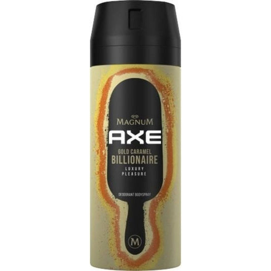 Axe Deo Bodyspray Gold Caramel Billionaire Magnum 150ml