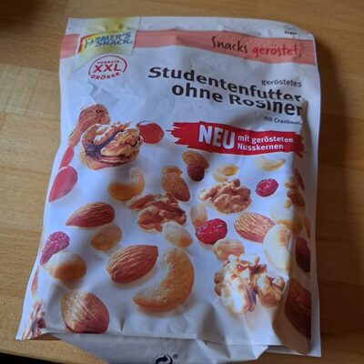 Farmer's Snack Studentenfutter ohne Rosinen geröstet 300g