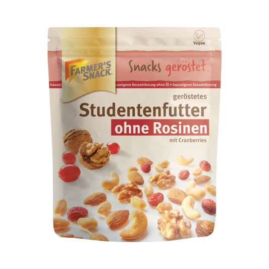 Farmer's Snack Studentenfutter ohne Rosinen geröstet 300g