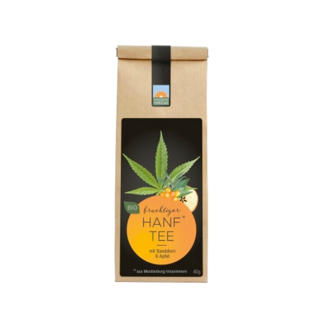 Bio Kräutergarten Pommerland Fruchtiger Hanftee 40g
